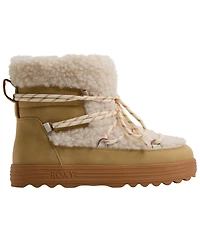 Roxy Women's Hot Cocoa Lace-Up Ankle Booties