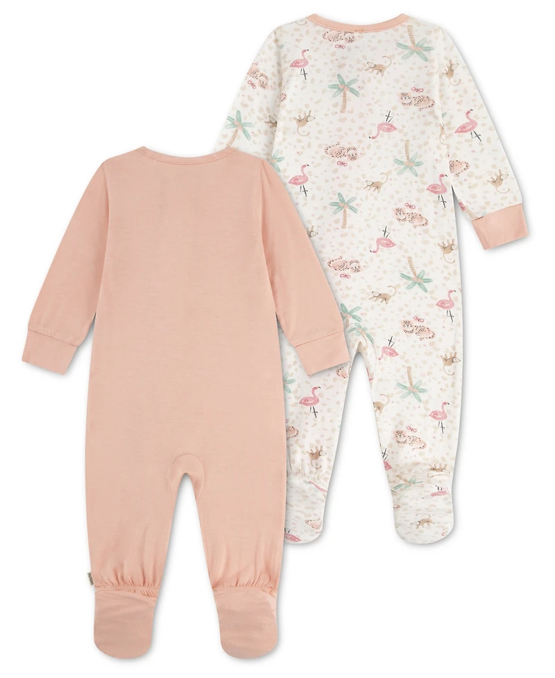 Huggies Baby Girls' Viscose Coverall, 2-Pack