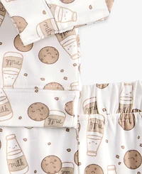 First Impressions Baby 0M-24M Milk-and-Cookies-Print Sweatshirt and Sweatpants, 2-Piece Set, Macy's Exclusive