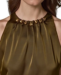 Donna Karan New York Women's Crewneck Sleeveless Top
