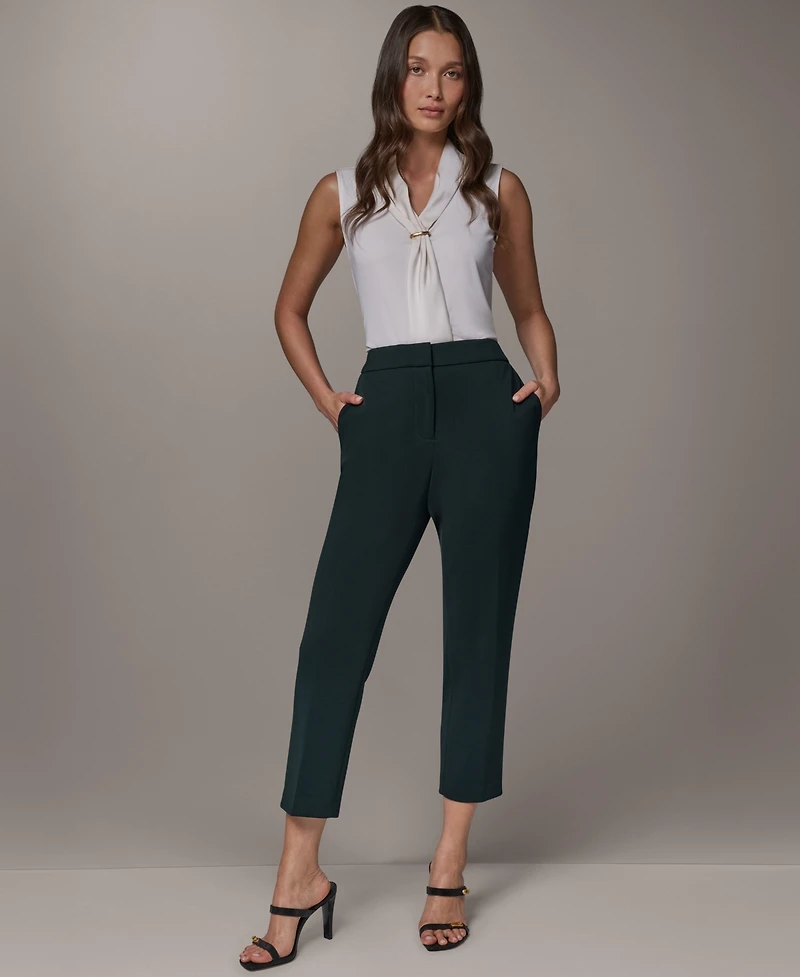 Donna Karan New York Women's Mid-Rise Ankle Pants