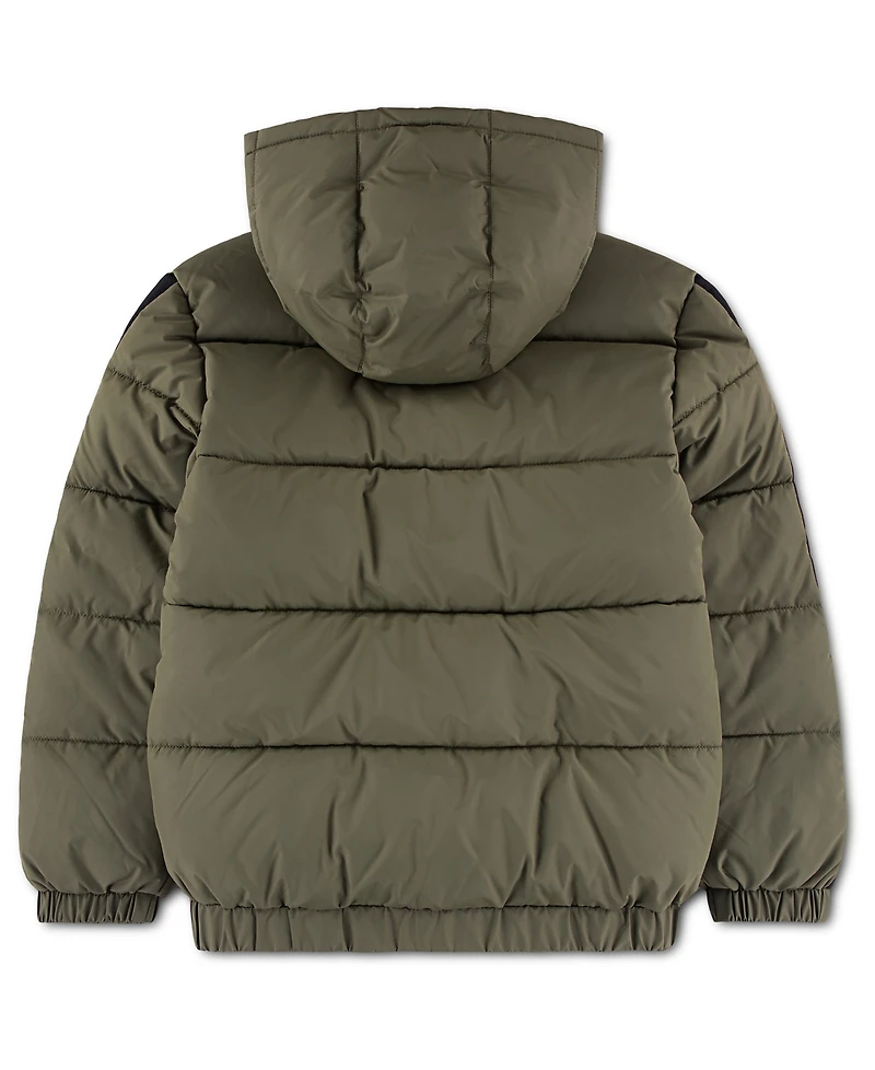 Jordan Boys' 8-20 Colorblock Long-Sleeve Puffer Jacket