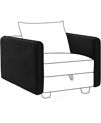 gaomon 137" Modular Sectional Sleeper Sofa Bed, 9-Seat U/V-Shape Modular Sleeper Sectional Couches