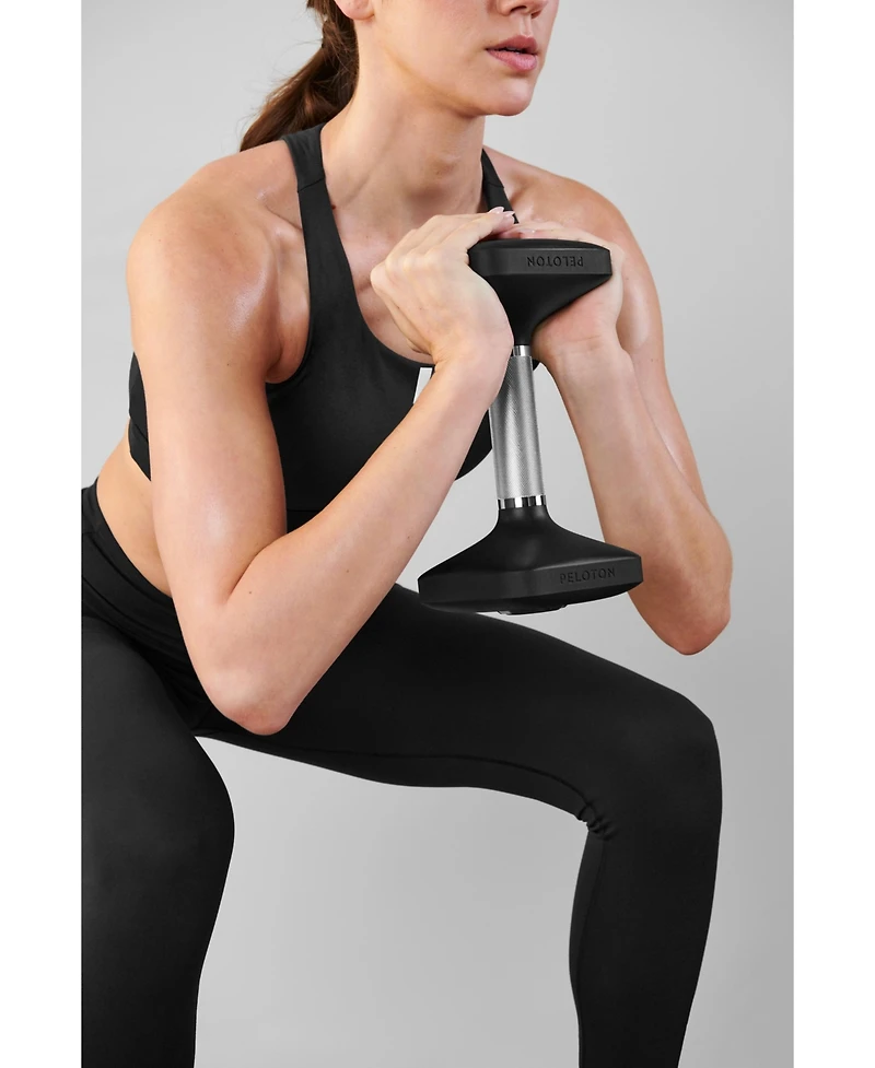 Peloton Dumbbells Set Of 2 Ergonomically Designed Pair Of Cast Iron Weights