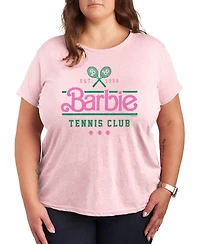 Hybrid Apparel Plus Barbie Tennis Graphic T-Shirt