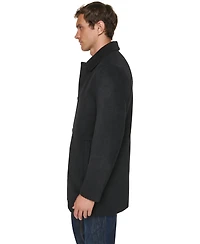 Cole Haan Men's Regular-Fit Cashmere-Wool Blend Single-Breasted Car Coat