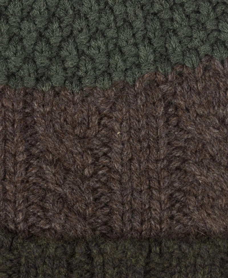 Polo Ralph Lauren Men's Intarsia Patchwork Beanie Hat