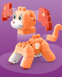 Mega Bloks Fisher-Price Rolling Kitten 3-in-1 25-Piece Building Set, Ages 3+