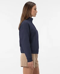 Champion Women's Navy Colorado Avalanche Power blend Quarter-Zip Sweatshirt