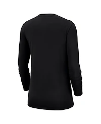 Nike Women's Black San Antonio Spurs Logo Core Long Sleeve T-Shirt