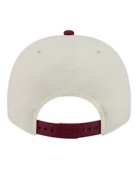 New Era Men's Cream Philadelphia Phillies Throwback Tri-Hit A-Frame 9FIFTY Adjustable Hat