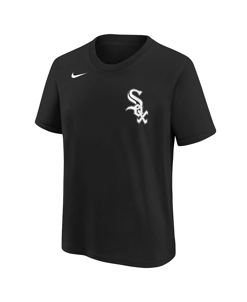 Nike Big Boys and Girls Black Chicago White Sox Wordmark T-Shirt