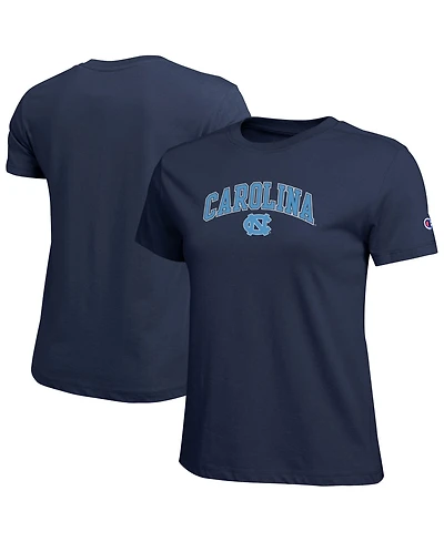 Champion Women's Navy North Carolina Tar Heels Arched Over Logo T-Shirt