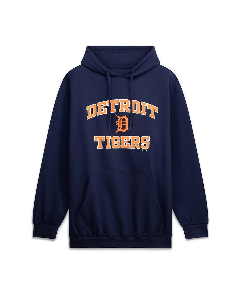Fanatics Men's Navy Detroit Tigers Big Tall Heart Soul Hoodie