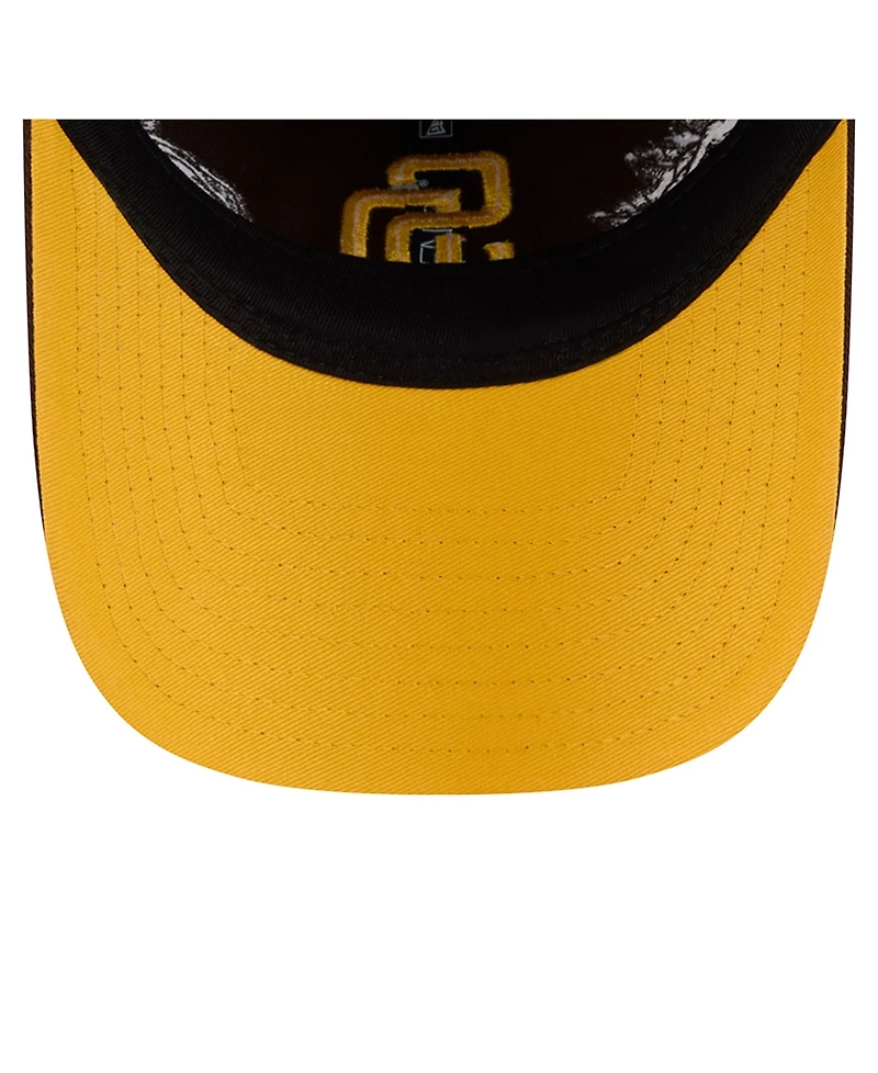 New Era Women's Brown San Diego Padres Roses 9TWENTY Adjustable Hat