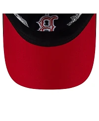 New Era Women's Navy Boston Red Sox Roses 9TWENTY Adjustable Hat