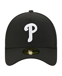 New Era Men's Black Philadelphia Phillies A-Frame 59FORTY Fitted Hat