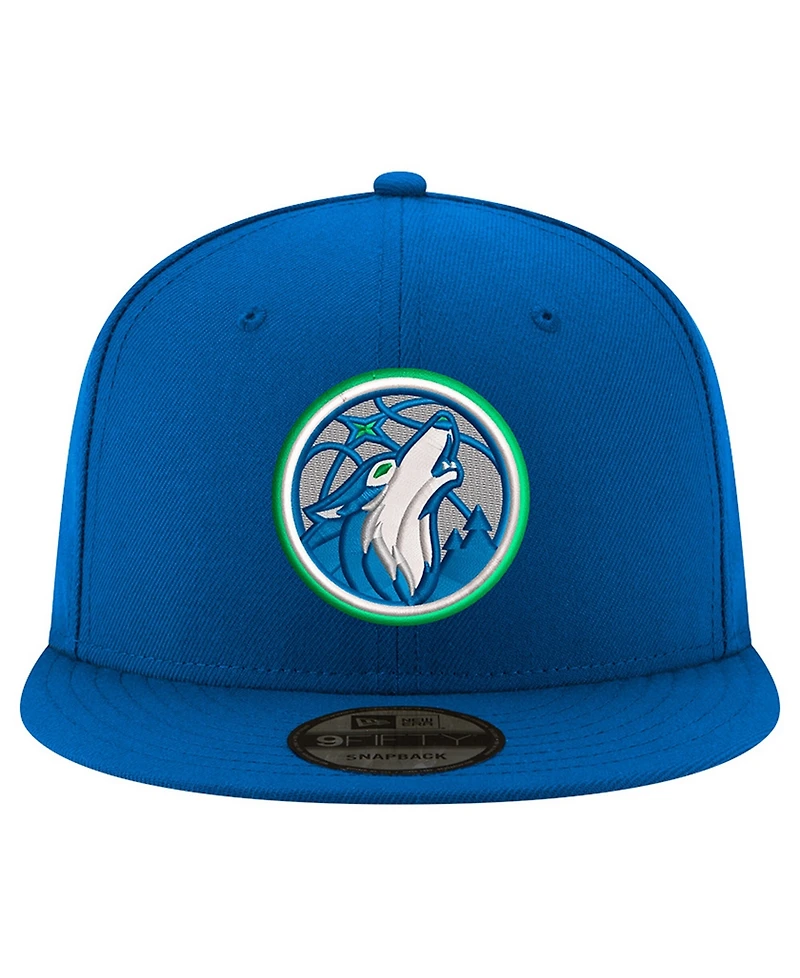 New Era Men's Blue Minnesota Timberwolves 9FIFTY Snapback Hat