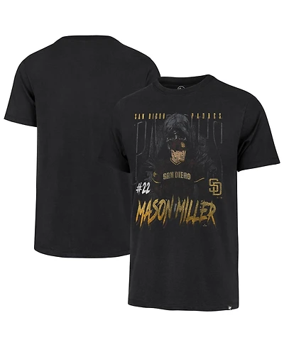 '47 Brand Men's Mason Miller Black San Diego Padres the Reaper Player Graphic T-Shirt