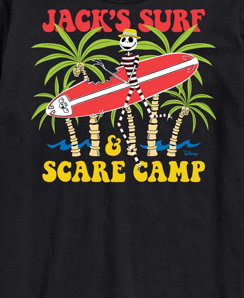 Airwaves Men's The Nightmare Before Christmas Surf Scare Camp Graphic T-Shirt