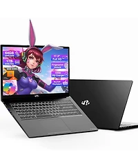 Nimo 17.3" Gaming Laptop,Amd Ryzen 9 8945HS,64GB DDR5 Ram,1TB Ssd, Radeon 780M Graphics,Fingerprint,Ai-Powered Business and Pc,Win 11