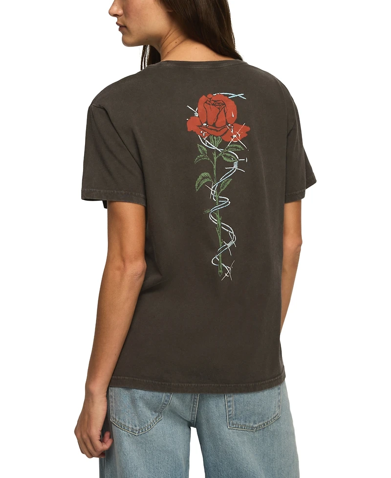 Lucky Brand Women's Guns N' Roses Graphic Print Boyfriend T-Shirt
