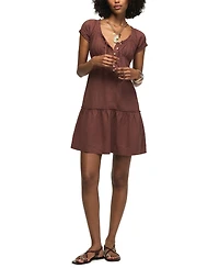 Lucky Brand Women's Ruffle-Trim Sweetheart Neck Mini Dress