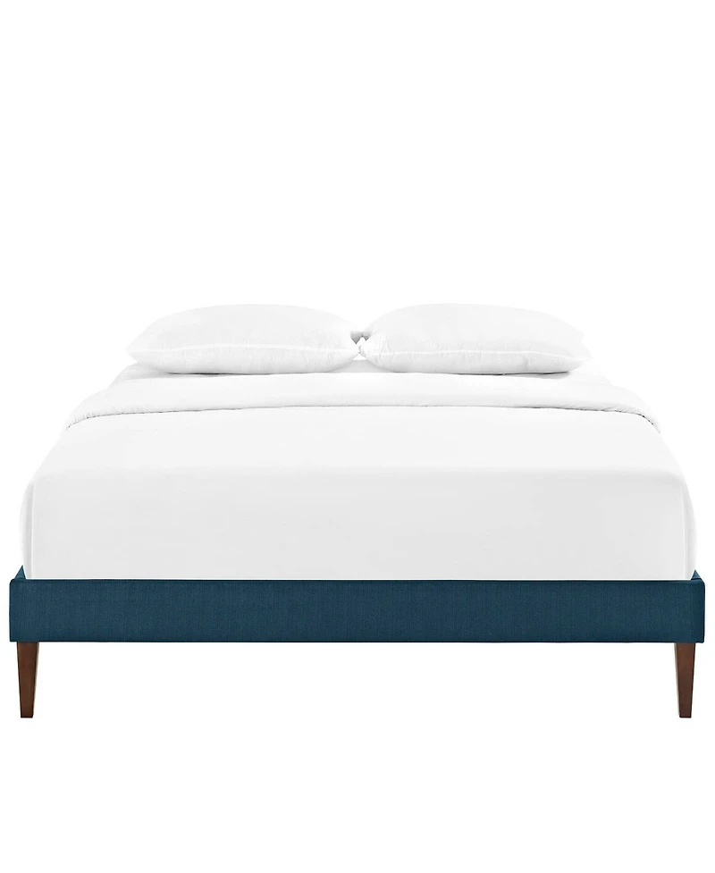 Modway Sharon Fabric Full Bed Frame with Squared Tapered Legs