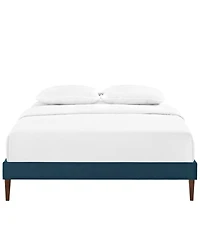 Modway Sharon Fabric Full Bed Frame with Squared Tapered Legs