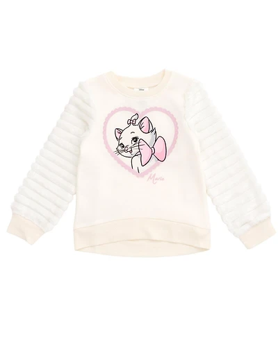The Aristocats Minnie Mouse Marie Toddler Girls' Faux Fur Sweatshirt