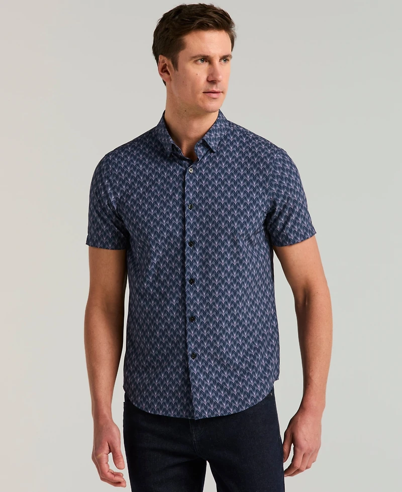 Perry Ellis Men's Ombre Diamond Print Shirt