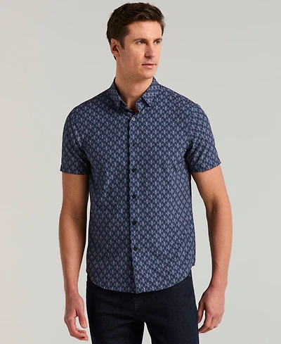 Perry Ellis Men's Ombre Diamond Print Shirt