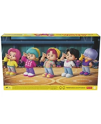 Little People KPop Demon Hunters: Saja Boys Special Edition Netflix 5-Piece Action Figure Set, Ages 8+