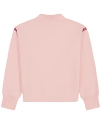 Tommy Hilfiger Girls' 7-16 Fleece Quarter-Zip Sweatshirt