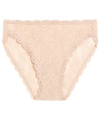 b.tempt'd Women's by Wacoal Floral Lace Moderate Coverage High-Leg Panties