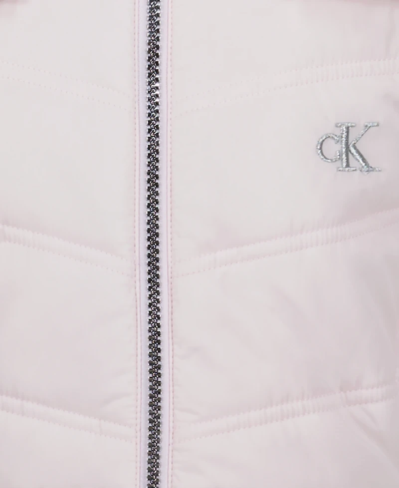 Calvin Klein Girls' 7-16 Aerial Puffer Jacket