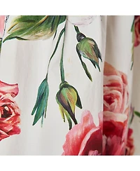 Pre-Owned Dolce & Gabbana Women's Pre-Owned Dolce and Gabbana Floral Print Cotton Ruffled Dress