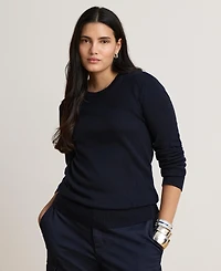 Lauren Ralph Women's Long-Sleeve Crewneck Sweater