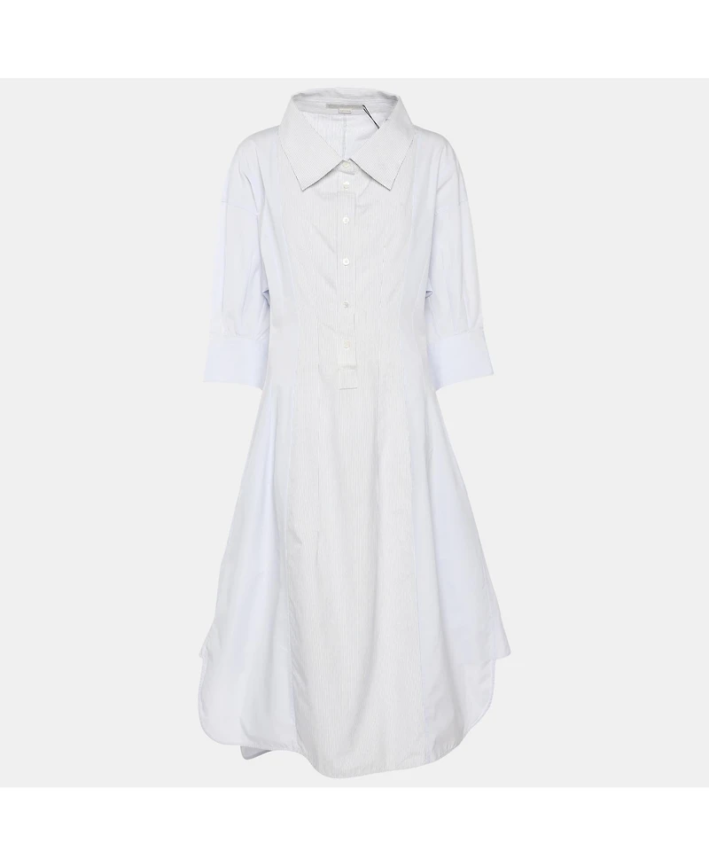 Pre-Owned Stella Mccartney Women's Poplin Midi Dress
