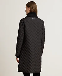 Lauren Ralph Women's Diamond-Quilted Coat