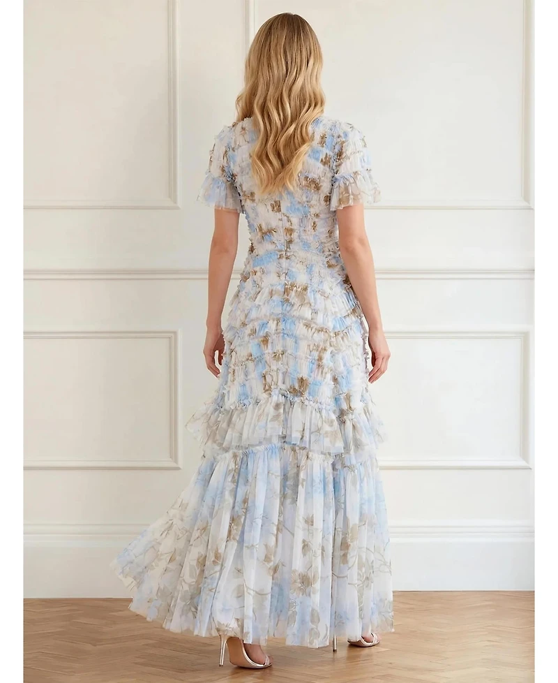 Needle & Thread Women's Wisteria Valentine Ruffle Gown