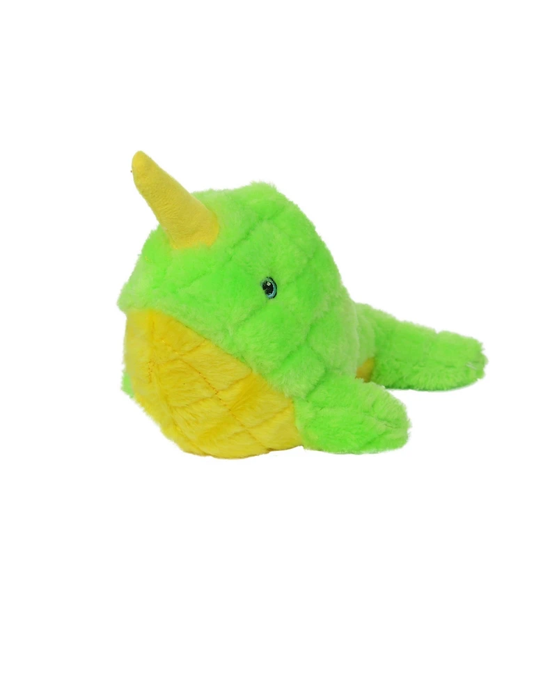 Mighty Arctic Narwhal, Durable Plush Squeaky Dog Toy