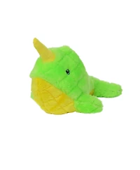Mighty Arctic Narwhal, Durable Plush Squeaky Dog Toy