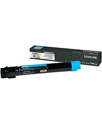 Lexmark X950X2CG Cyan Toner Cartridge for X950de, X952dte & X954dhe Color Laser MFPs, 22000 Pages Yield