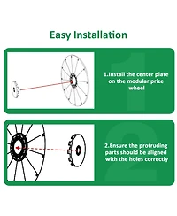 WinSpin Prize Wheel Center Plate Disk Replacement Part for Modular Prize Wheel