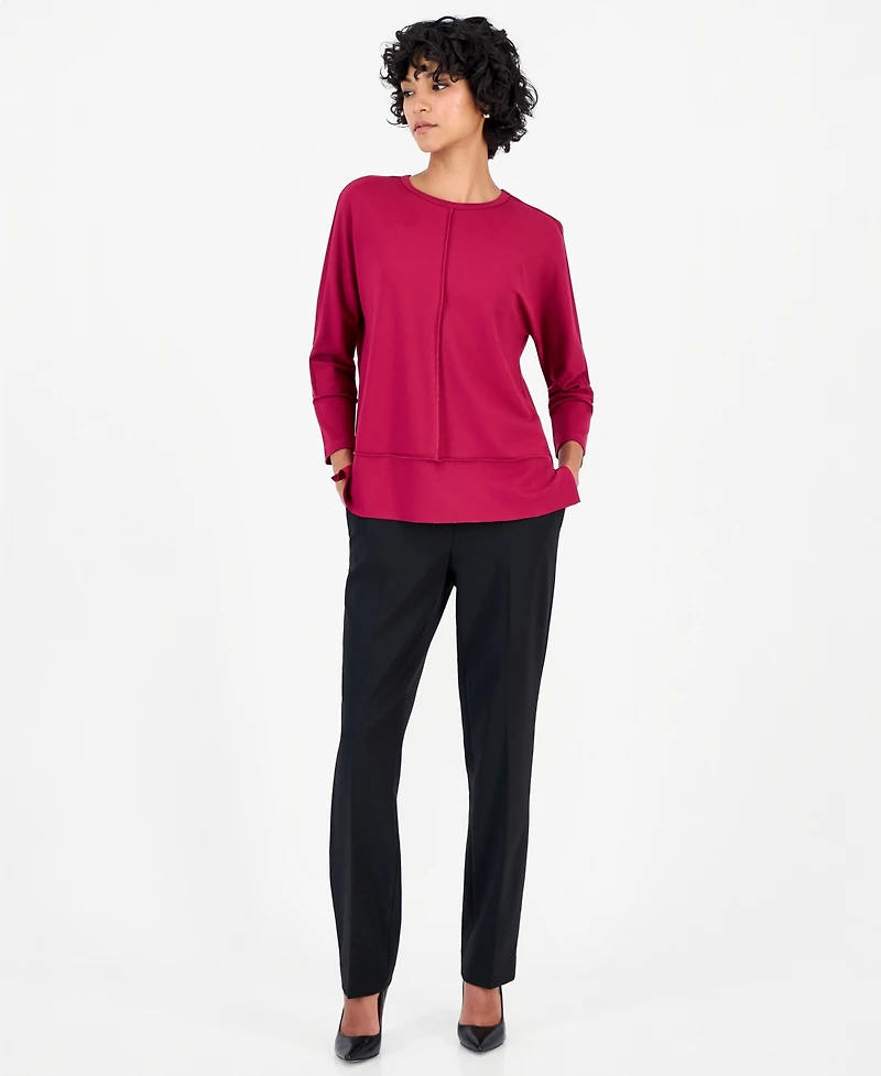 Jones New York Petite Serenity Dolman 3/4-Sleeve Tunic