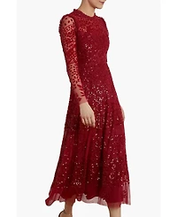 Needle & Thread Women's Aurora Long Sleeve Ballerina Midi Dress