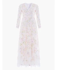 Needle & Thread Women's Sequin Paradise V-Neck Gown