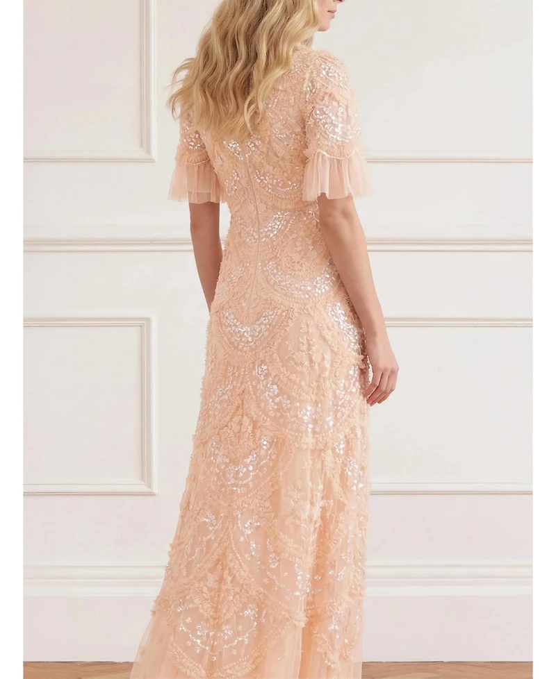 Needle & Thread Women's Carmen Ruffle Maxi Dress