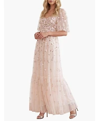 Needle & Thread Women's Meadow Ditsy Sweetheart Ankle Gown